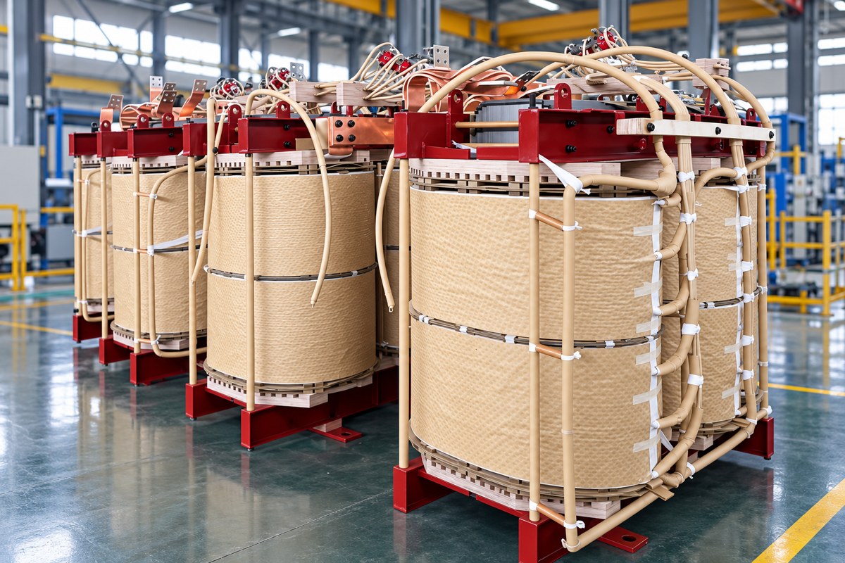 pemasangan teras-dan-gegelung pengubah 3750 kVA