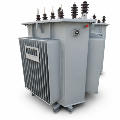 Transformador de distribución sumergido en aceite S20 de 2000kVA con fondo blanco